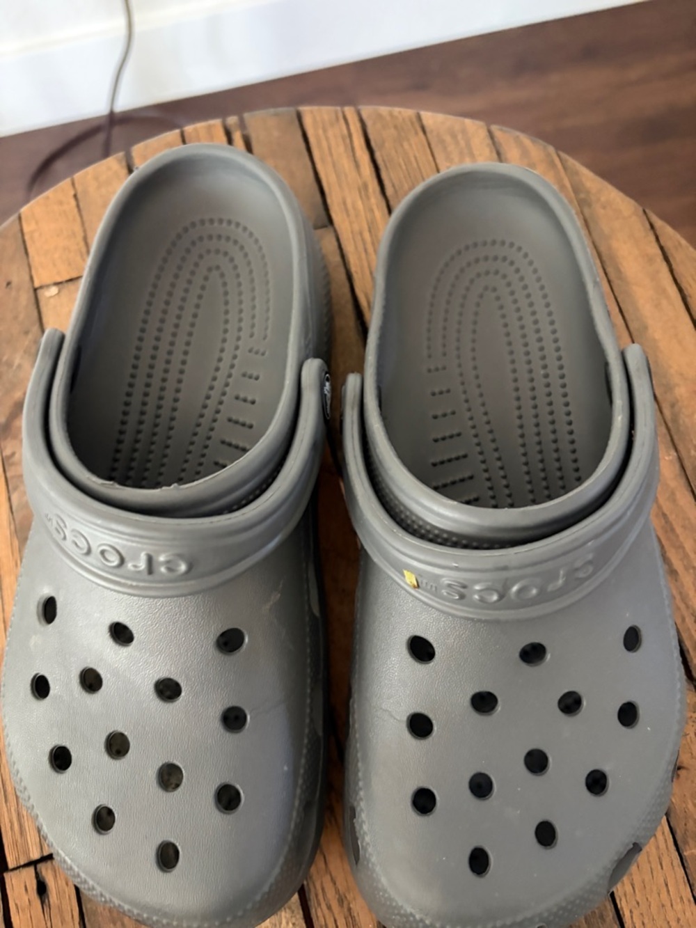 CROCS Gray Unisex Slip-On Clog